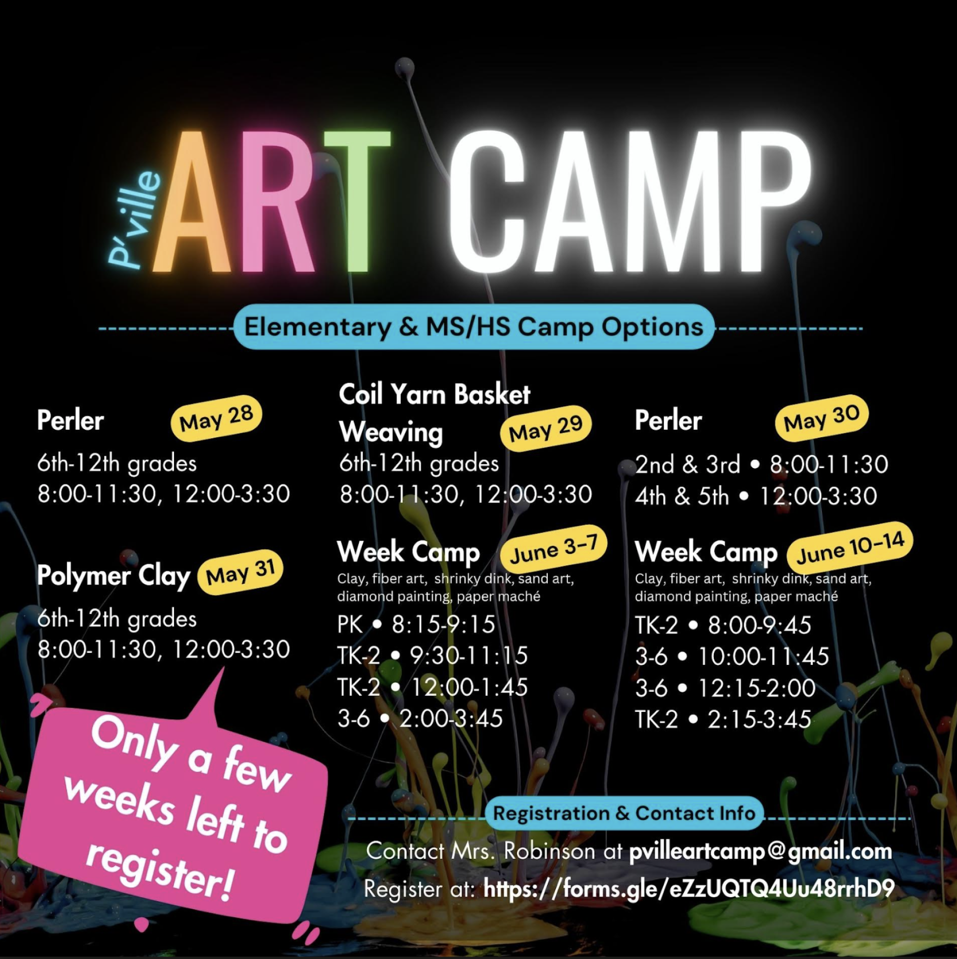 Middle & High School Announcements Pleasantville Community School